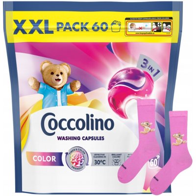 Coccolino Color kapsle na praní barevného prádla 3v1 60 PD – Zbozi.Blesk.cz