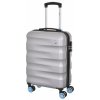 Cestovní kufr Dielle Wave 4W S 150-55-13 stříbrná 30 l