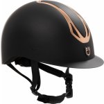 Equestro Helma jezdecká Azael Rowel Fitting black rose gold – Zboží Dáma