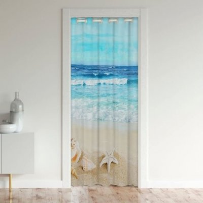 Dveřní závěs Loussiesd 206x103cm 3D oceán – Hledejceny.cz