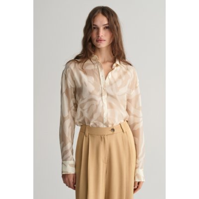 Gant REL PALM PRINT COT SILK SHIRT žlutá – Zbozi.Blesk.cz