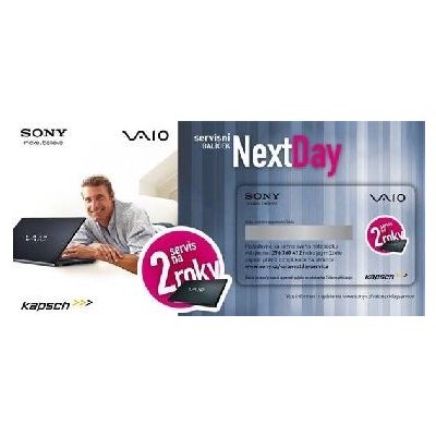 Servise pack Sony VAIO Next Day service - servisní balíček na dva roky / výprodej (VNDS2Y)