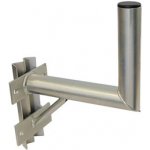 Držák antény 25/30cm s vinklem a vzpěrou, (na stožár 25-89mm), trubka 60/2mm, zinek Galva – Sleviste.cz