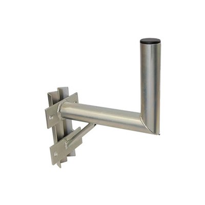 Držák antény 25/30cm s vinklem a vzpěrou, (na stožár 25-89mm), trubka 60/2mm, zinek Galva – Sleviste.cz