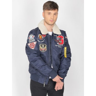 Top Gun Bomber Jacket We Fly As One námořní modrá – Zboží Mobilmania