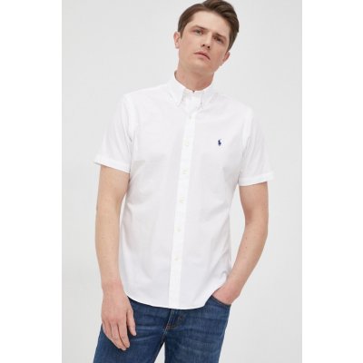Polo Ralph Lauren pánská košile regular s límečkem button-down bílá – Zboží Mobilmania