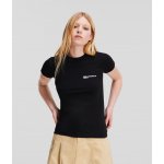 KARL LAGERFELD JEANS KLJ SLIM FIT TEE černá – Zboží Dáma