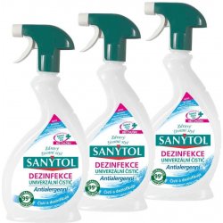 Sanytol antialergenenní univerzální čistič sprej 3 x 500 ml