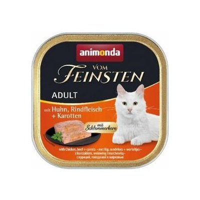 Animonda Vom Feinsten Adult kuřecí hovězí mrkev 16 x 100 g – Hledejceny.cz