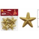 MFP Paper Hvězda 8,5cm zlatá s glitrem