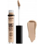NYX Professional Make-up Can't Stop Won't Stop Tekutý korektor 07 Natural 3,5 ml – Zboží Mobilmania
