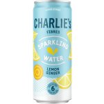Charlie's Fibres sycená pitná voda s příchutí citronu a zázvoru s vlákninou 330 ml – Hledejceny.cz