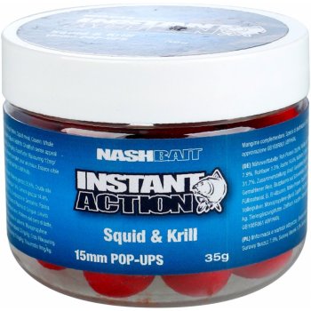 Kevin Nash Pop-up Boilies Instant Action Squid & Krill 35g 15mm