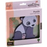 Jouéco the Wildies Family dřevěné mini puzzle Bear – Hledejceny.cz