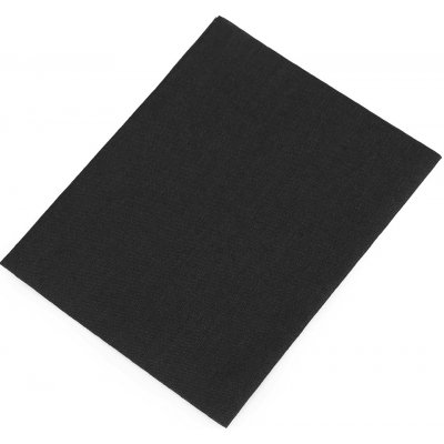 Stoklasa Klasická nažehlovací záplata, textilní bavlněná 050414, černá, 17x45cm