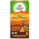 Organic India Tulsi kurkuma a zázvor BIO 25 sáčků