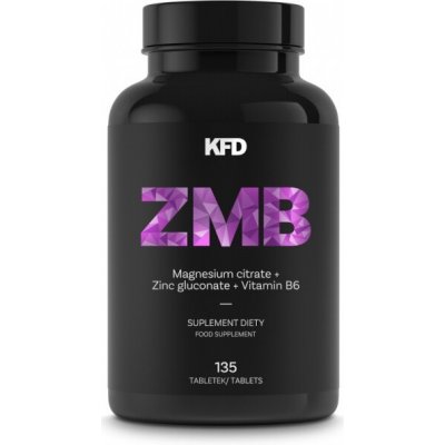 KFD ZMB - Magnesium citrát + zinek glukonát + vitamín B6 135 tablet – Zboží Mobilmania