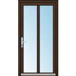 OknaDvereNaMiru.cz Vchodové dveře SLOUPKOVÉ Darja 1 ořech 110 x 210 cm – Hledejceny.cz