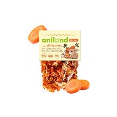 Aniland Mrkev sušené plátky 100 g – Zboží Dáma