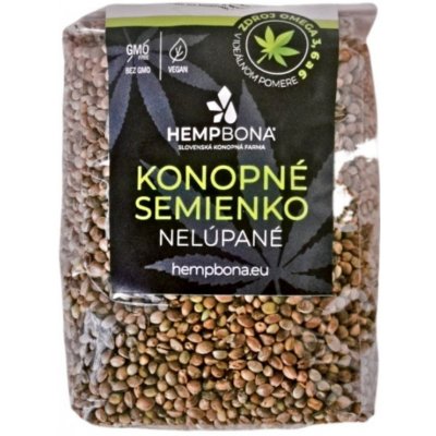 HempBona Konopné semínko neloupané 200 g – Zbozi.Blesk.cz