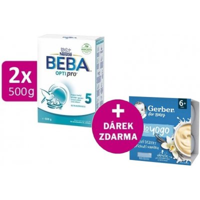BEBA OPTIPRO 5 2 x 500 g​ – Sleviste.cz