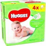 Huggies Natural Care dětské vlhčené ubrousky Quatro Pack 4 x 56 ks – Hledejceny.cz
