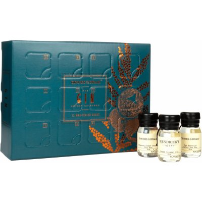 Drinks by the Dram 12 Dram Premium Gin Collection 44,4% 0,36 l (kazeta) – Zboží Dáma