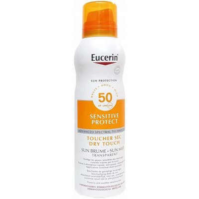 Eucerin Sun Sensitive Protect transparentní sprej na opalování pro citlivou pokožku SPF50+ 200 ml – Hledejceny.cz
