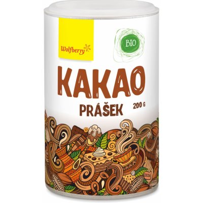 WOLFBERRY Kakao prášek 200 g BIO – Zbozi.Blesk.cz