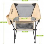 Křeslo VIRTUFIT Camping Chair Compact Béžové – Hledejceny.cz