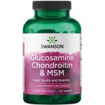 Swanson Glukozamina Chondroityna i MSM Higher Strength 120 tablet – Hledejceny.cz