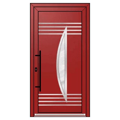 OknaDvereNaMiru.cz Vchodové dveře INOX 2014 zlatý dub 105 x 220 cm – Zboží Mobilmania