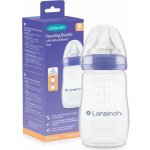 Lansinoh skleněná kojenecká láhev s NaturalWave TM savičkou 240ml – Sleviste.cz