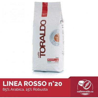 Caffé Toraldo Miscela Bar Rosso N°20 zrnková 1 kg – Hledejceny.cz
