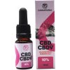 Doplněk stravy s CBD Cannapurna CBDV olej|CBDV kapky 10% full spectrum THC 0,3 % 10 ml