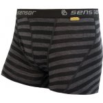 Sensor MERINO ACTIVE trenky černé pruhy – Zboží Dáma