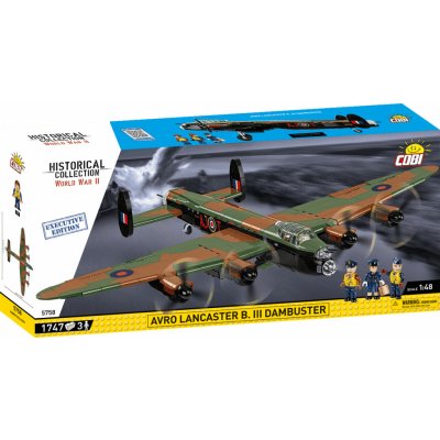 COBI 5758 World War II Britský těžký bombardér AVRO Lancaster B. III Dambuster 1:48 – Zboží Dáma