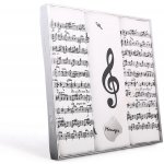 Etex kapesník M59 Noty dárková krabička 3 ks – Zboží Dáma