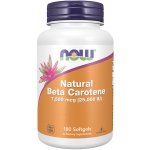 Now Foods Foods Beta-karotén Natural 7500 mcg 180 kapslí – Hledejceny.cz