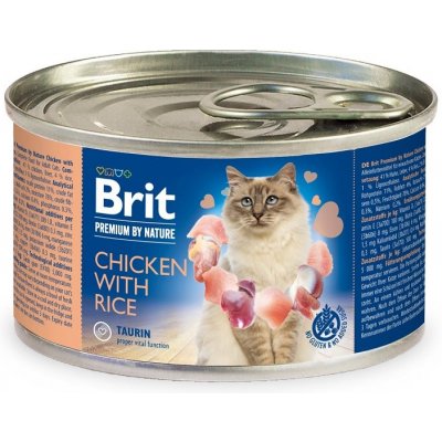Brit Premium by Nature Cat Chicken with Rice 24 x 0,2 kg