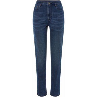 Esmara Dámské termo džíny Straight Fit tmavě modré – Zboží Dáma
