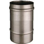 Almeva trubka rovný díl 200 mm, průměr 550 mm, nerezová IVERM055 – Sleviste.cz