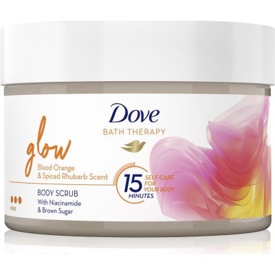 Dove tělový peeling Bath Therapy Glow 295 ml – Zboží Dáma