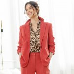 Splývavý blejzr červená – Zboží Dáma