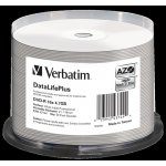 Verbatim DVD-R 4,7GB 16x, AZO, printable, spindle, 50ks (43744) – Hledejceny.cz