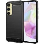 Techsuit Carbon Silicone Samsung Galaxy A35 5G Black KF2317731 – Zboží Živě