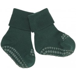 Gobabygo Protiskluzové ponožky Merino Wool Forest Green