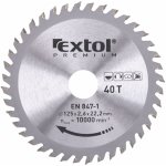 EXTOL PREMIUM pilový kotouč s SK plátky, 125x1,3x22,2mm, 40T, šířka SK plátků 2,6mm – Zboží Mobilmania