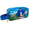 Školní penál CurePink Nintendo Sonic Run 21 x 10 x 7 cm