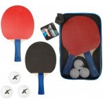 Teddies Sada na stolní tenis 2 pálky 26cm + 3 míčky v pouzdře – Zboží Dáma